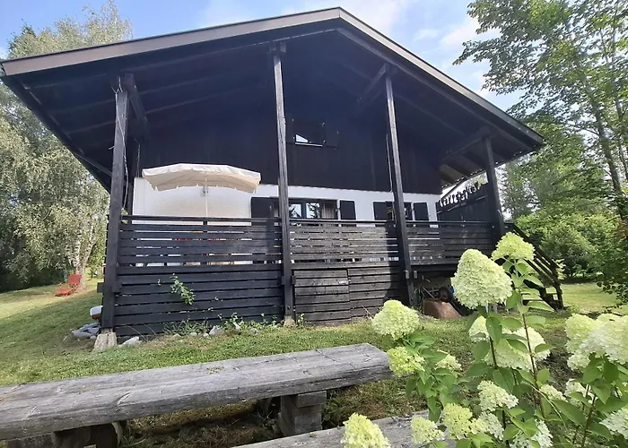 別荘 Waldferienhaus 98 Im Bayerischen Waldferiendorf I 3 Schlafzimmer I Lagerfeuerplatz *