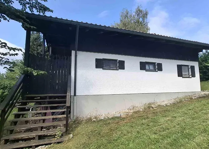 Waldferienhaus 98 Im Bayerischen Waldferiendorf I 3 Schlafzimmer I Lagerfeuerplatz 別荘 *